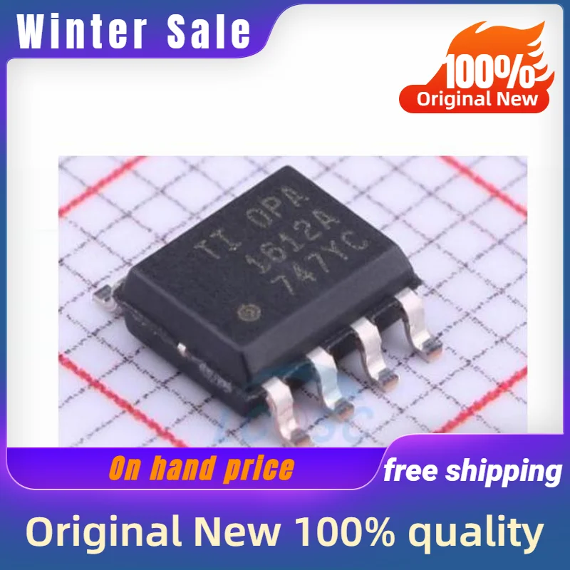 5PCS (IC) New original OPA1612AIDR OPA1612A OPA1612 SOP8 quality goods