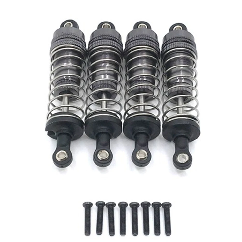 Metal Shock Absorber Damper for Wltoys 124019 124018 144001 RC Car Spare Parts Upgrade Accessories,Titanium