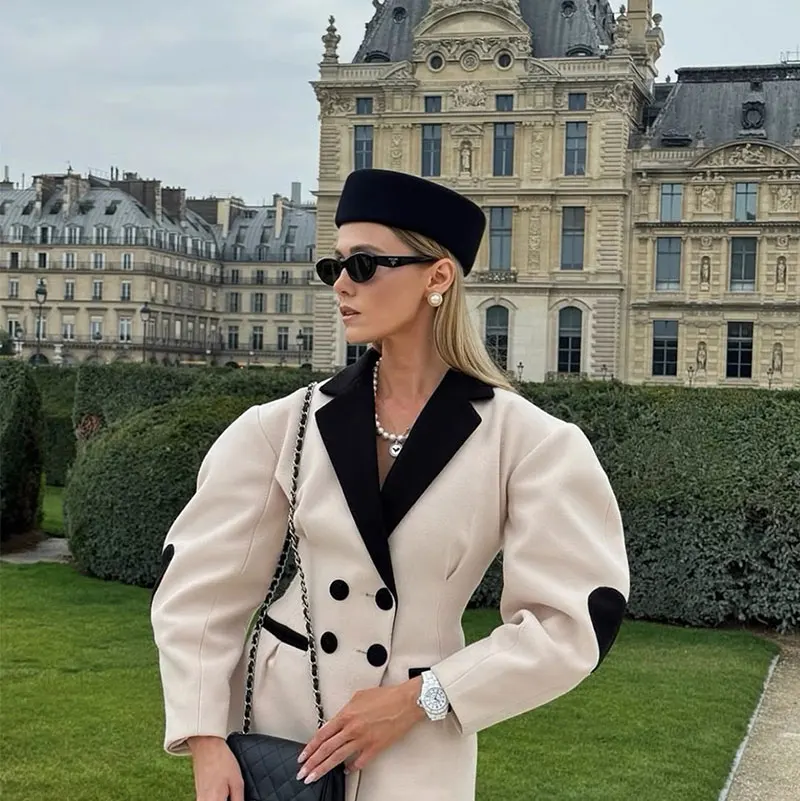 Neue Herbst Winter Doppel lauschen Hepburn Stil Eimer Hut weibliche Wolle Fedora Hut für Frauen elegante Qualität Becken Hut Designer Bonn – Detail 15