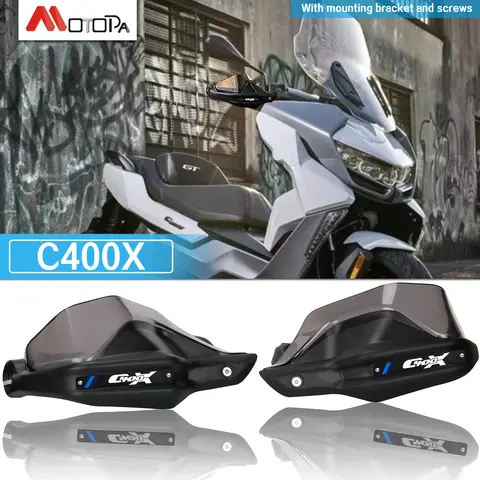 C400X 오토바이 C400X 핸드 가드 핸드 가드 브레이크 클러치 레버 보호대 실드 윈드 실드 BMW C400X 2019 2020 2021-2023