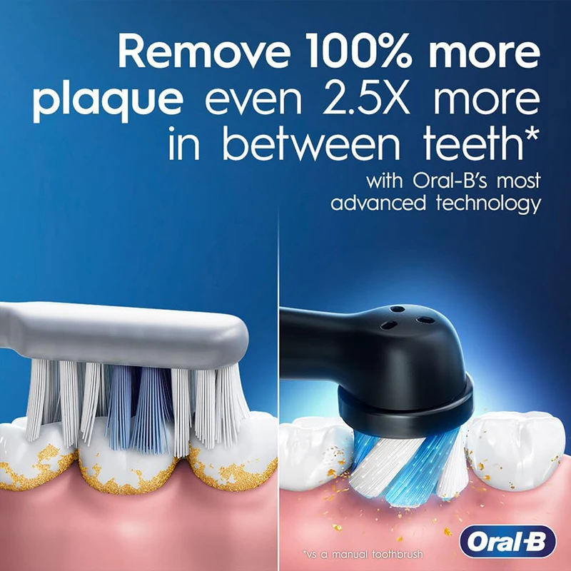 Oral B iO series 4 Magnetic Tech Electric Toothbrush for Adults Soft Bristles Rotating Round Brush Heads Smart Timer Toothbrush