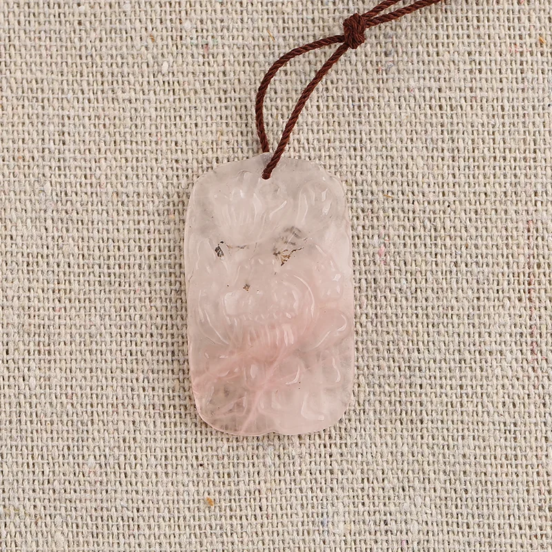 B&F Pink Quartz Earring Beads for Jewelry Making, Handmade Natural stones beads, Stones for jewelry Making Supplies