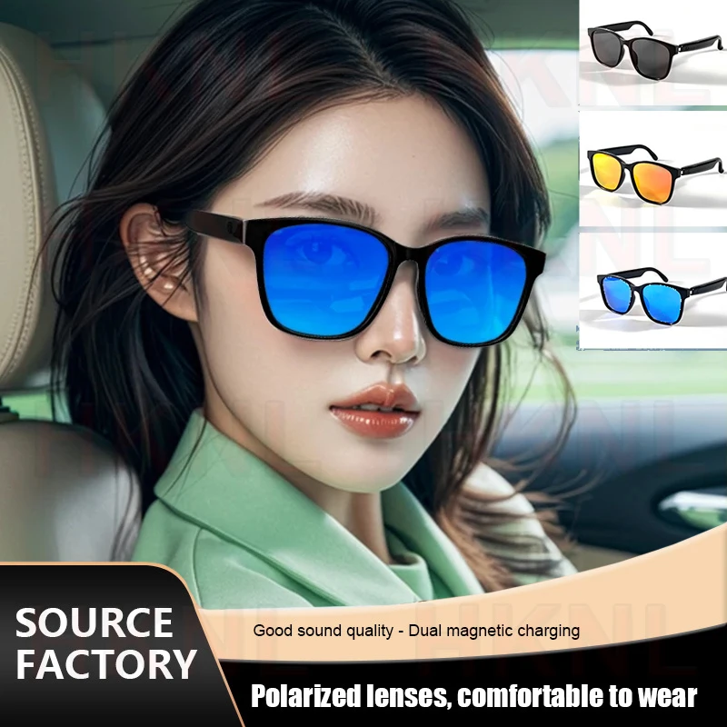 smart glasses Women audio call remote headset sunglasses sports driving music earbuds headphones men's women Intelligent Glasses