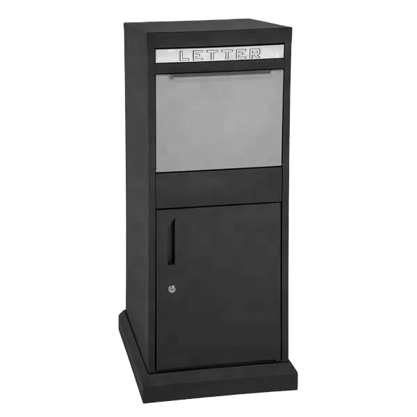 Outdoor Anti-Theft Standing Parcel Drop Box Galvanized Sheet for Apartment Residential Delivery with Withstanding Features