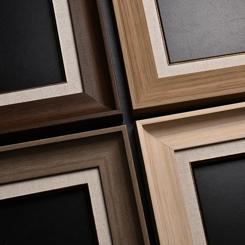 Vintage Square Photo Frame Oil Painting Framed Art Wall Frames Canvas Friends Living Room Molduras Para Fotografia Home Decor