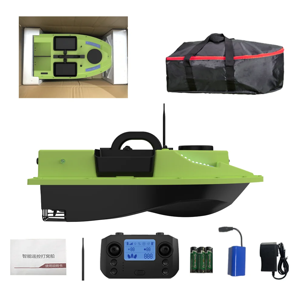 600M GPS 잉어 낚시 미끼 보트 4 미끼 탱크 2KG 부하 원격 제어 RC 낚시 제품 장르 미끼 보트