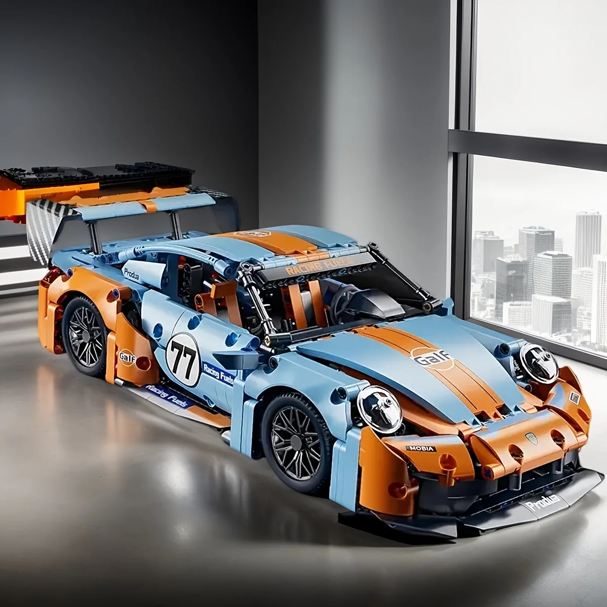 City Technological 911 Wettbewerbsfähiges Rennauto RC-Baustein Berühmter Supersportwagen Drift-Renn-Baustein Festival-Spielzeug Geschenke – Detail 1
