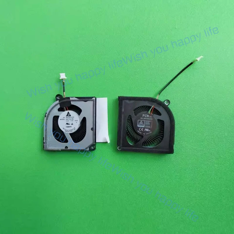 L... New CPU + GPU Cooling Fan DC5V For Acer Predator Triton 300 SE PT314-51s Plastic