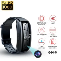 Mini 1080P HD Camera Wristband Video Recording Micro Cam Sports Voice Recorder Smart Watch Bracelet Camcorder