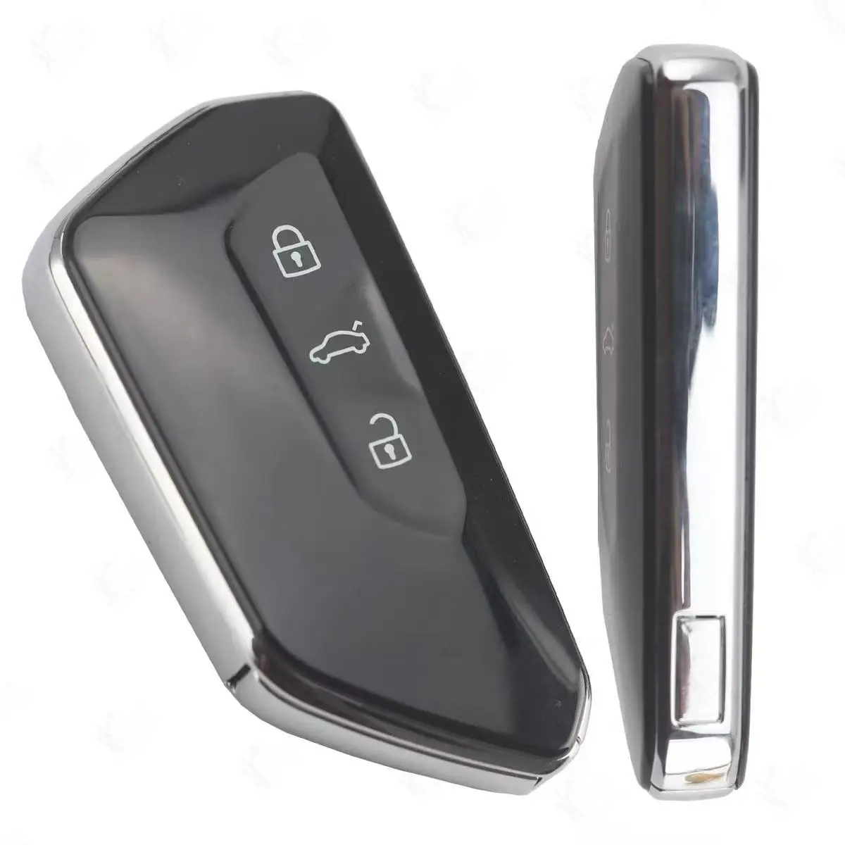 Car Key Shell Case For VW Volkswagen Golf 8 GTI R ID.3 ID.4 Seat Leon Tarraco Ateca Cupra Born Skoda Octavia A8 MK4 MK8 view 5