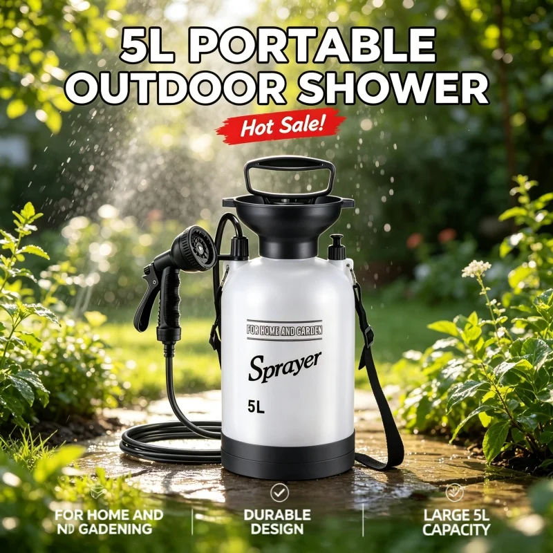 5L Portable Camping Shower System