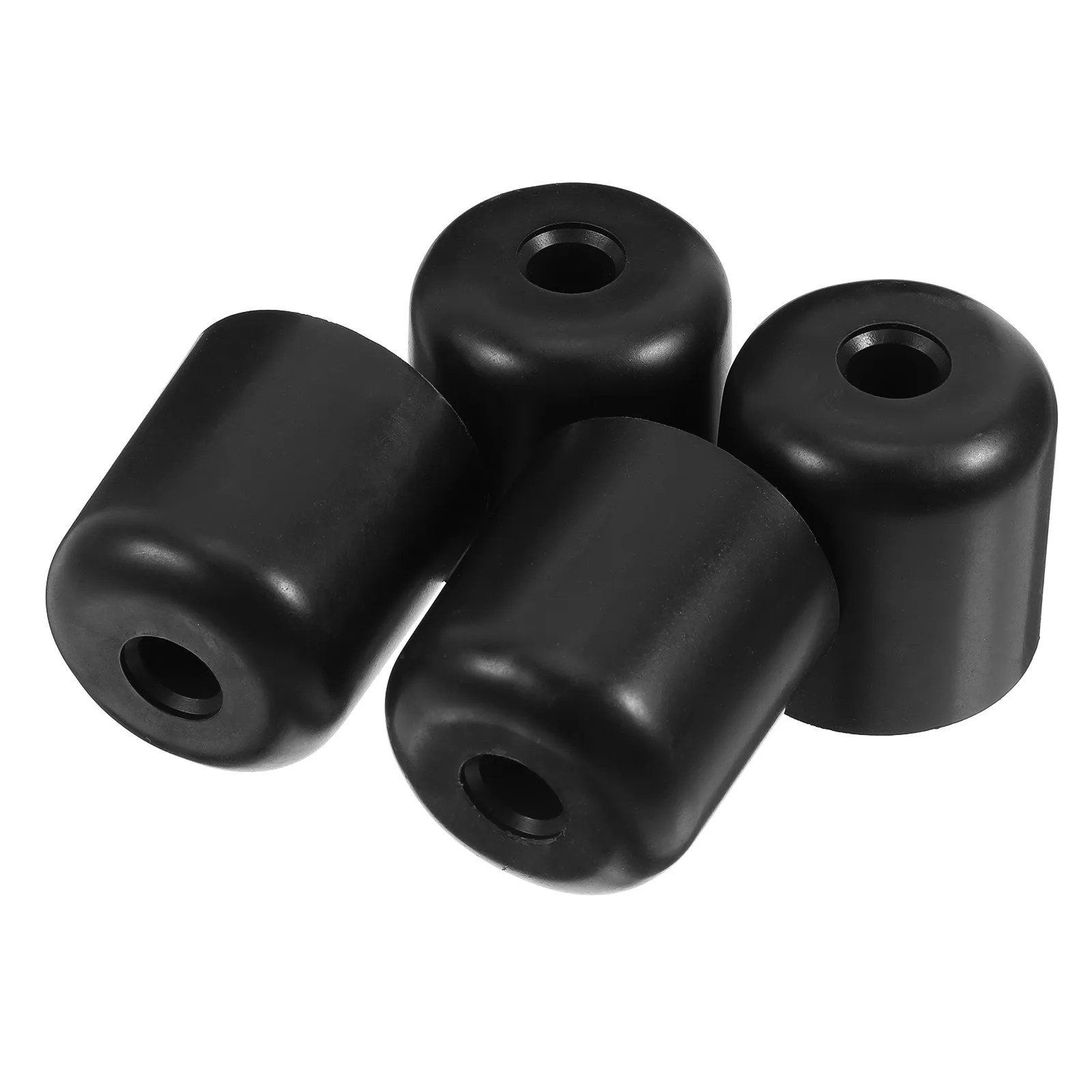 

4Pcs 5Cm Black ABS Plastic Furniture Legs Round Tapered Screw in Legs for Sofa Table Couch Bed Cabinet Dresser Bench
