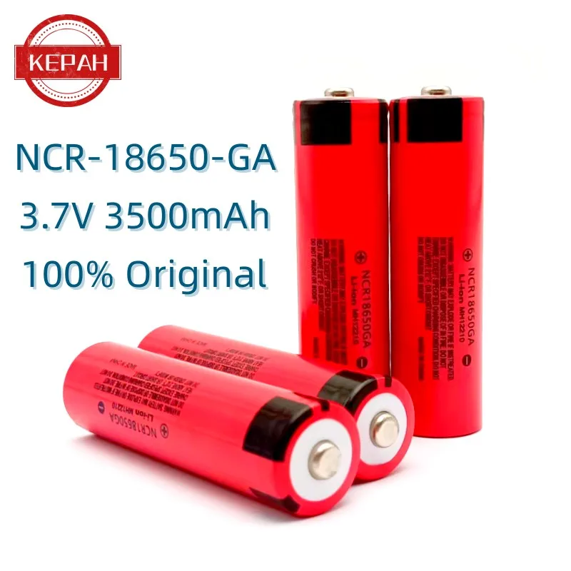 NCR 18650 GA high discharge 3.7V 3500mAh rechargeable battery flashlight, aircraft model walkie talkie, Li-Ion battery