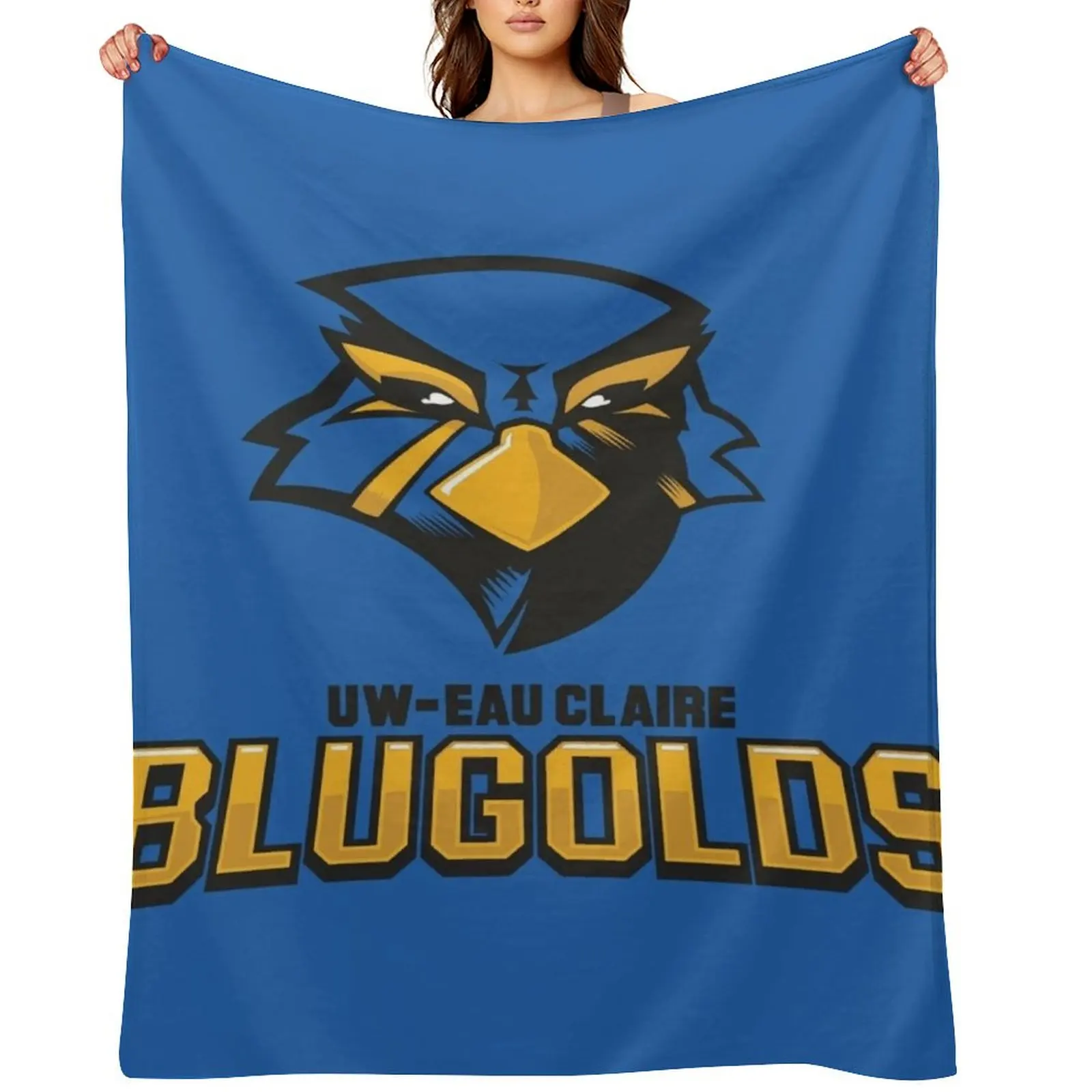 

University of WisconsinaEau Claire Throw Blanket valentine gift ideas Flannels anime sofa bed Blankets