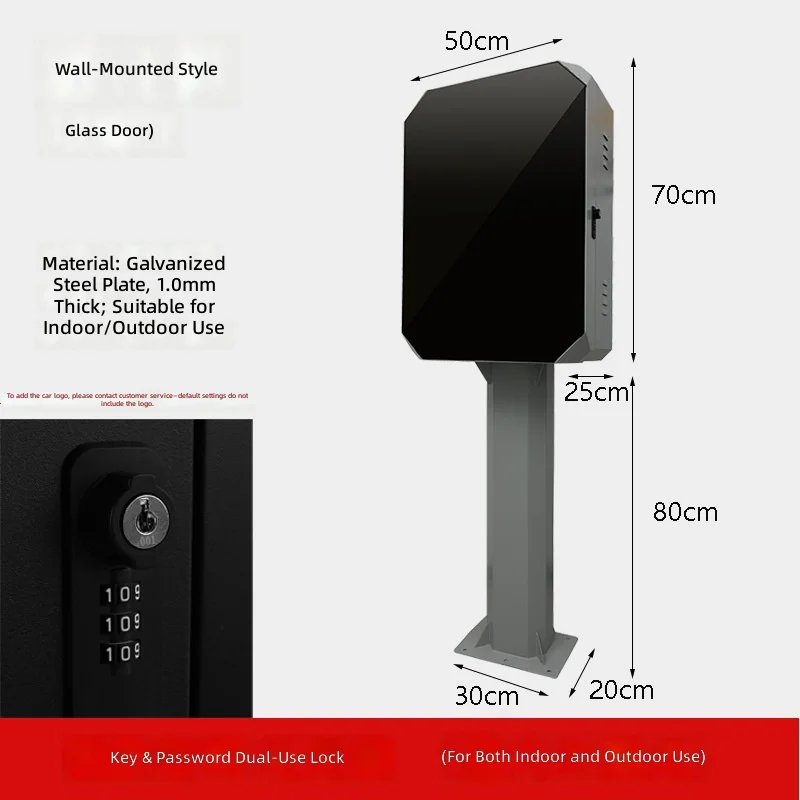 Steel Column Sheet Metal Fabrication EV Charging Station Enclosure Cabinet Floor Stand for Electric Vehicle