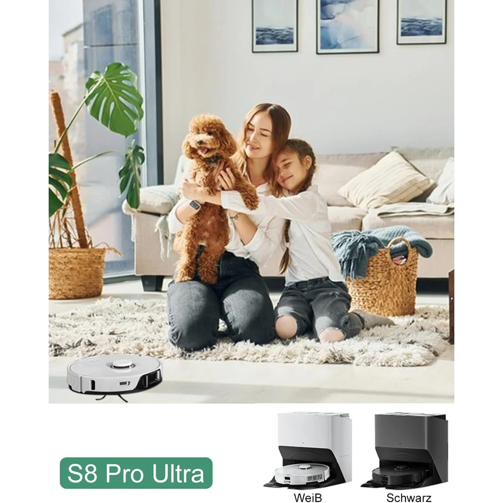 【alta-qualitA】per-robot-aspirapolvere-roborock-s8-pro-ultra-spazzole-principali-e-laterali-filtro-hepa-panno-lavapavimenti-sacchetti-raccoglipolvere-ricambi