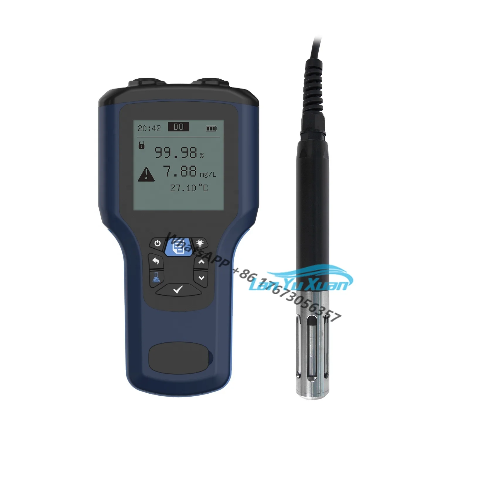 Lohand New DO Meter Model Fluorescence Method Portable Optical Dissolved Oxygen  LH-D702 OEM Available