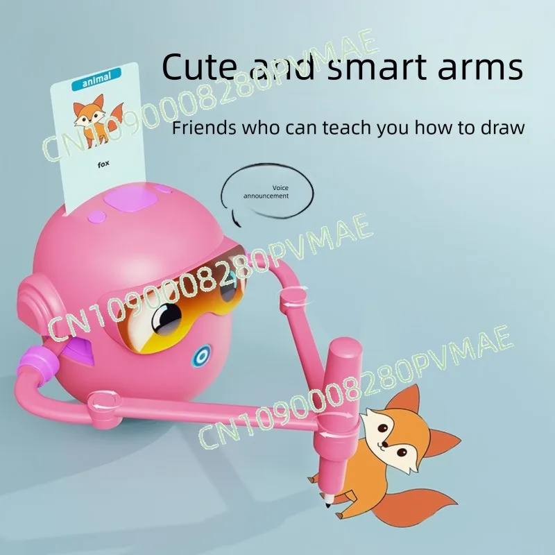 New intelligent painting robot enlightenment puzzle painting early education machine doll