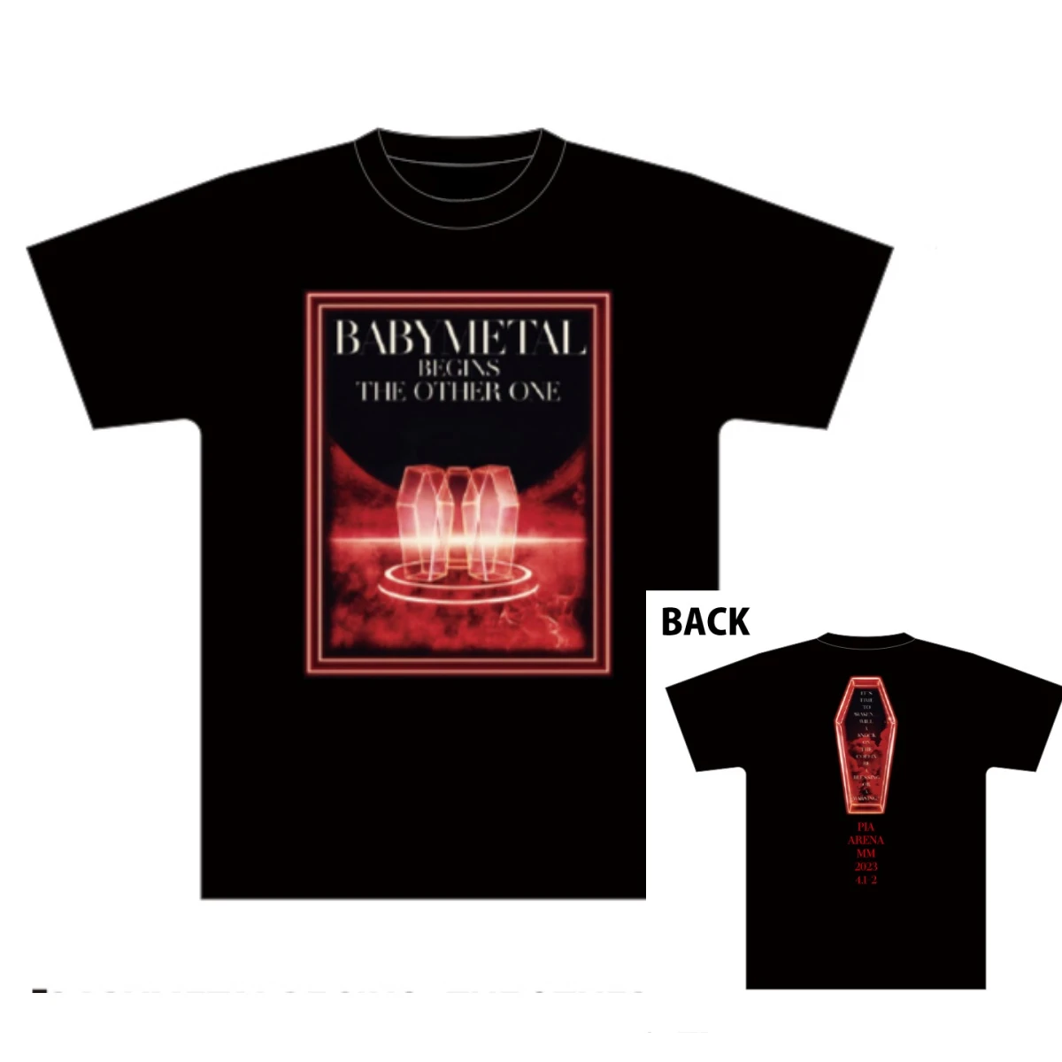 WORLD TOUR 2025-2026 SPECIAL ARENA SHOW BABYMETAL Band T-Shirt Baumwolle Grafik-T-Shirt Herren Damen Sommer Streetwear – Detail 4