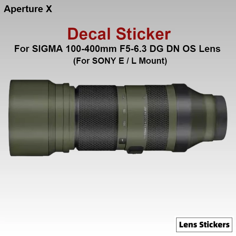 

Защитная пленка-наклейка для объектива SIGMA 100-400mm F5-6.3 DG DN OS для SONY E / L Mount, антицарапинное покрытие