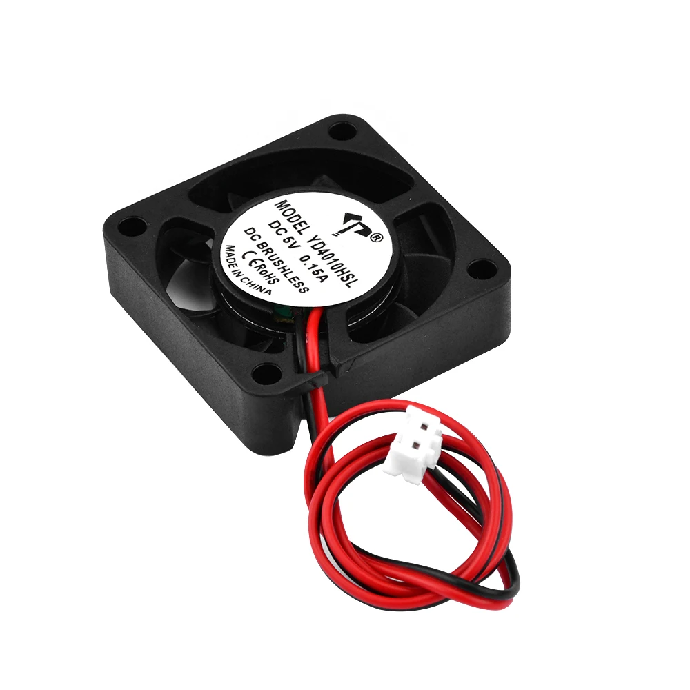 DC4010 40mm Quiet Cooling Fan Silent Variable Speed Control by 5V to 12V Input Cooling Turbo Fan For Laptop Cooling Pads