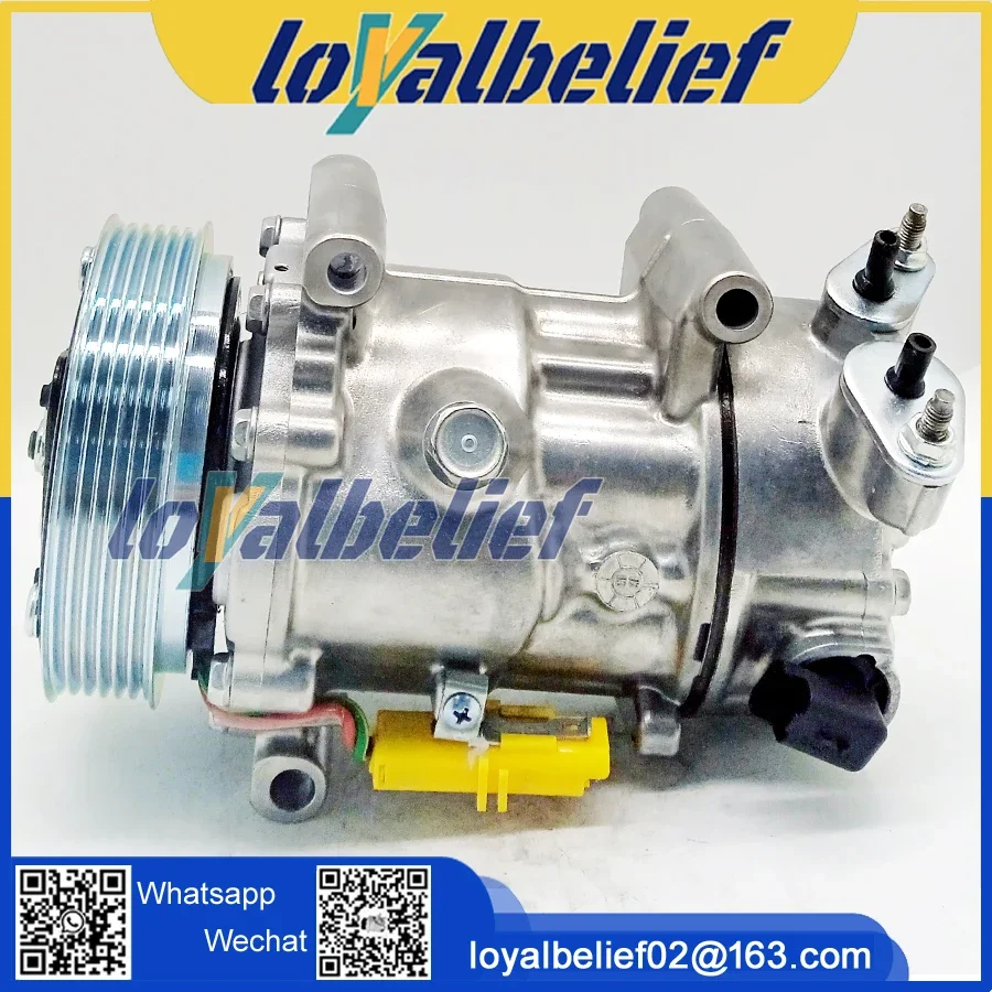 SD7C16 AC Compressor For Peugeot 408 207 3008 807 406 C4 9800839580 9671216780 9659875880 9651911480 9656483580 6453WN 6453WP