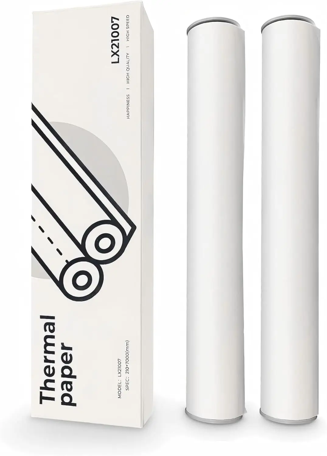 

A4 Thermal Paper Rolls for Portable Printers, High Definition 50 Sheets (2 Rolls | 8.3''x23')