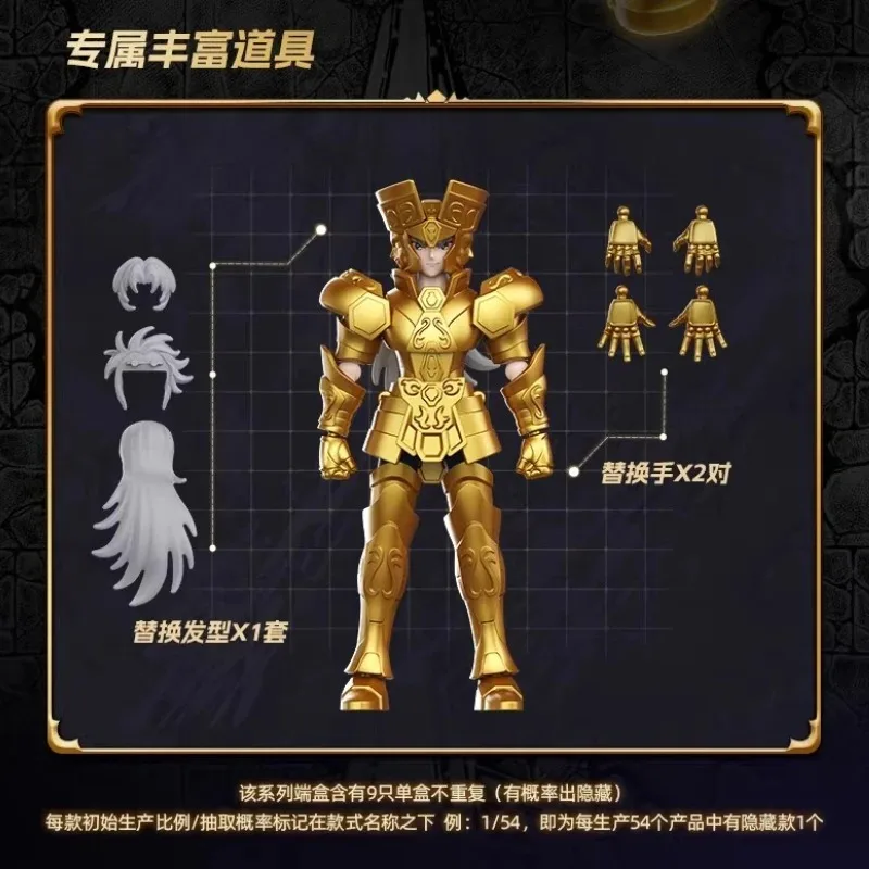 BLOKEES St. Saint Seiya Building Block People Multi-Star Edition Gold Zodiac Fourth Virgo Sharjah Gemini Legend Model Toy Gift
