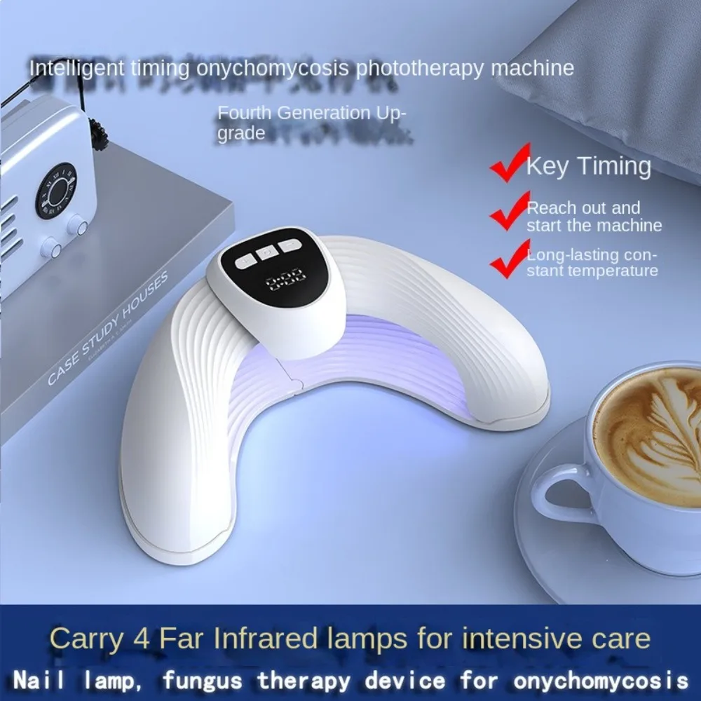 UV Led Nail Art-lamp met display Auto aan en 3-timer Opvouwbare nagelsneldroger Verstelbaar Effectief uithardingslamp verwijderen