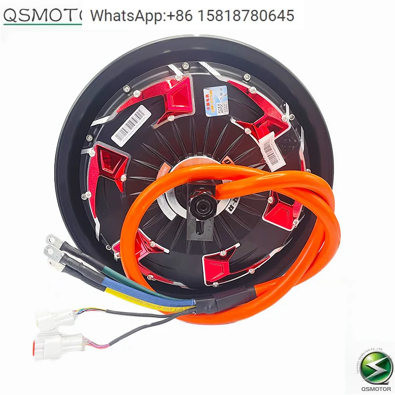 ForQSMOTOR Motor 72v electric motorcycle electric vehicle motor 12 inch 5000W45H 4th generation power saving enhanced version