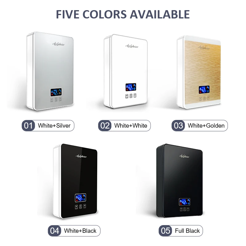 Oem Sales Tankless Instant Heating Electric Water Heater 220v-240v Factory Produced for Kitchen and Bathroom
