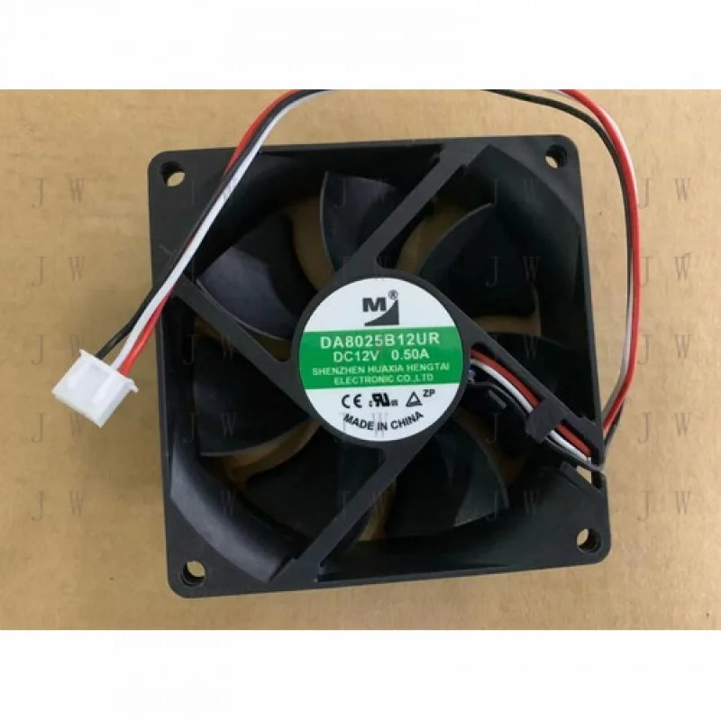 

DDW 1PC FOR YM 8025 8CM DA08025B12UR 12V 0.50A three-wire cooling fan