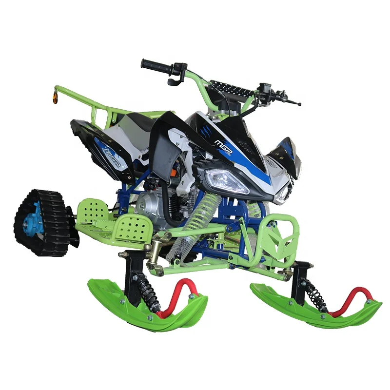 125cc ATV Snow Scooter Kids 4 Stroke Mini Snowmobile For Child