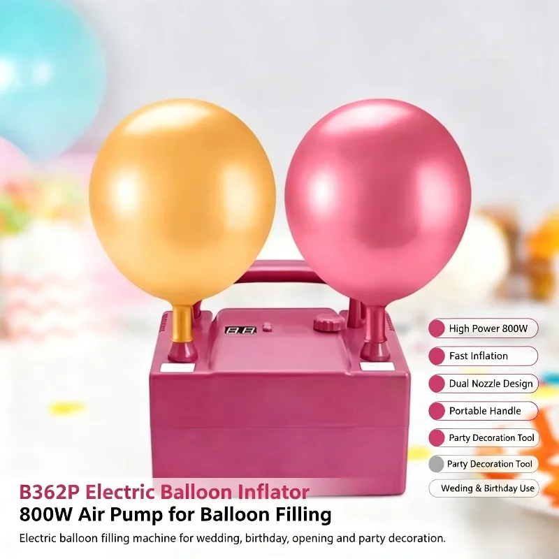 Electric Balloon Inflator Air Pump Balloon Filling Machine For Wedding Birthday Opening Party Decoration