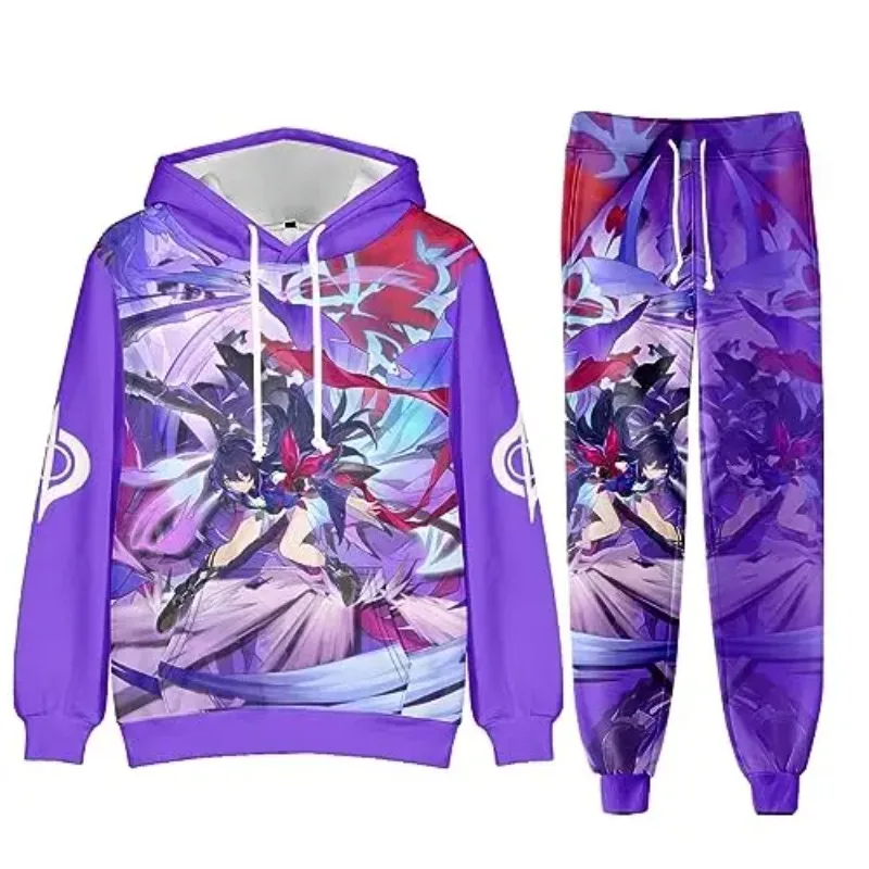 2025 ستار تراك ثلاثية الأبعاد مطبوعة هوديي فستان أطفال مع سروال داخلي للرجال والنساء ملابس رياضية مجموعة ملابس رياضية للرجال #3