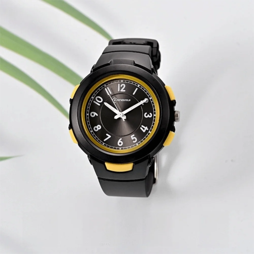 

New 30M Waterproof Quartz Watch Casual PU Strap Digital Watch Wristwatches Student