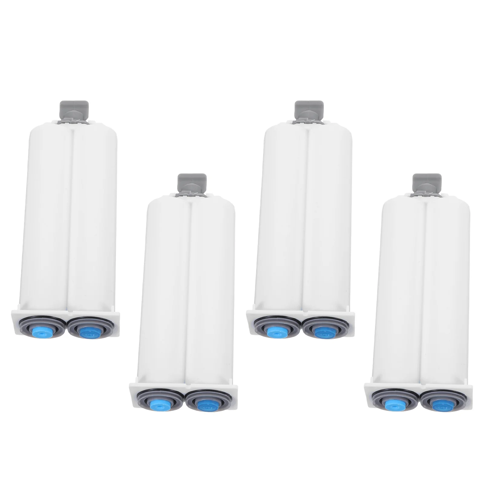 

4pcs Ab Glue Mixing Tube Plastic Refillable Caulking Storage Holder For Repair Multipurpose Adhesive Application Construction