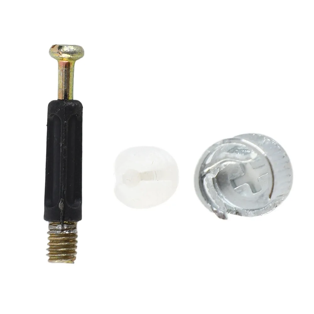 20PCS Hardware Accessories Furniture Cam Lock Kit Durable Practical Furniture Screw Nut Kit Cam Lock Screws For DIY Furniture