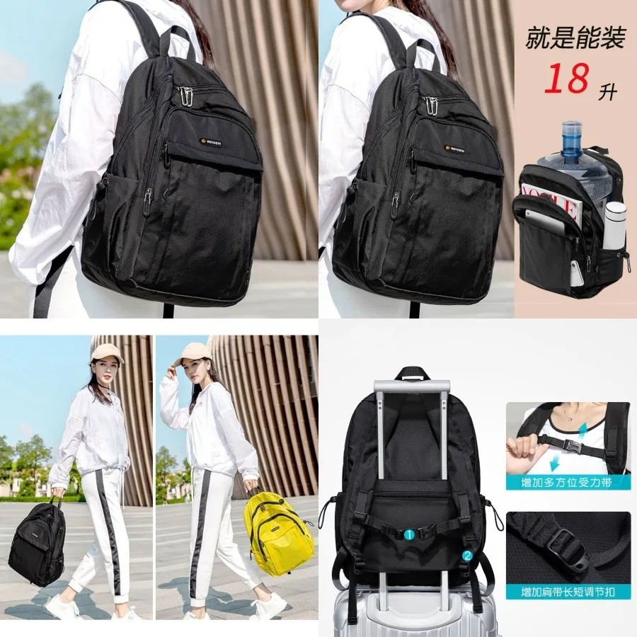 

【New style】Backpack for boys large capacity business leisure travel computer business travel trend women's student schoolbag wa