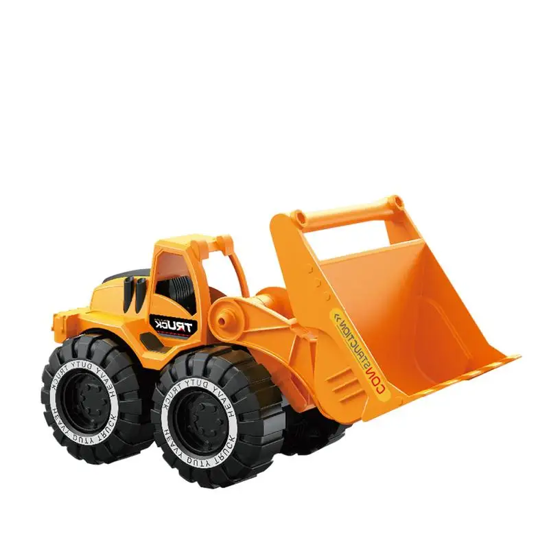 Boys Inertia Engineering Car Simulation Engineering Vehicles Inertia Toy Bulldozer Movable Swivel Joints Manual Shoveling