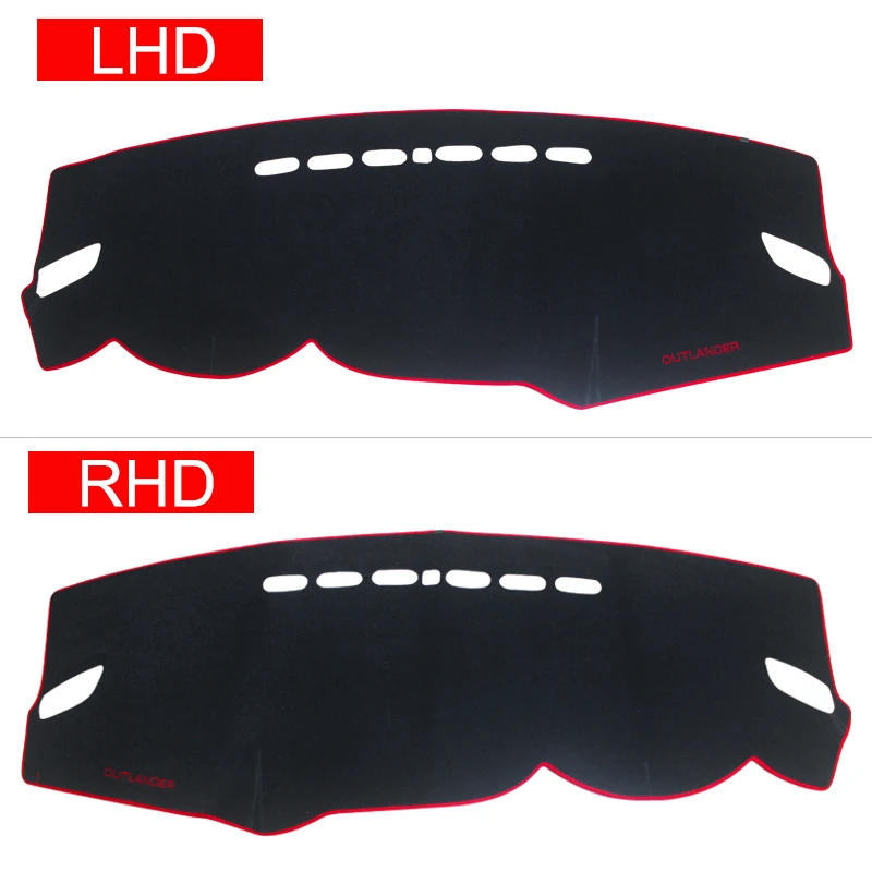 For Mitsubishi Outlander 3 2013 2014 2015 2016 2017 2018 2019 2020 Car Dashboard Cover Sun Shade Pads Instrument Panel Carpets