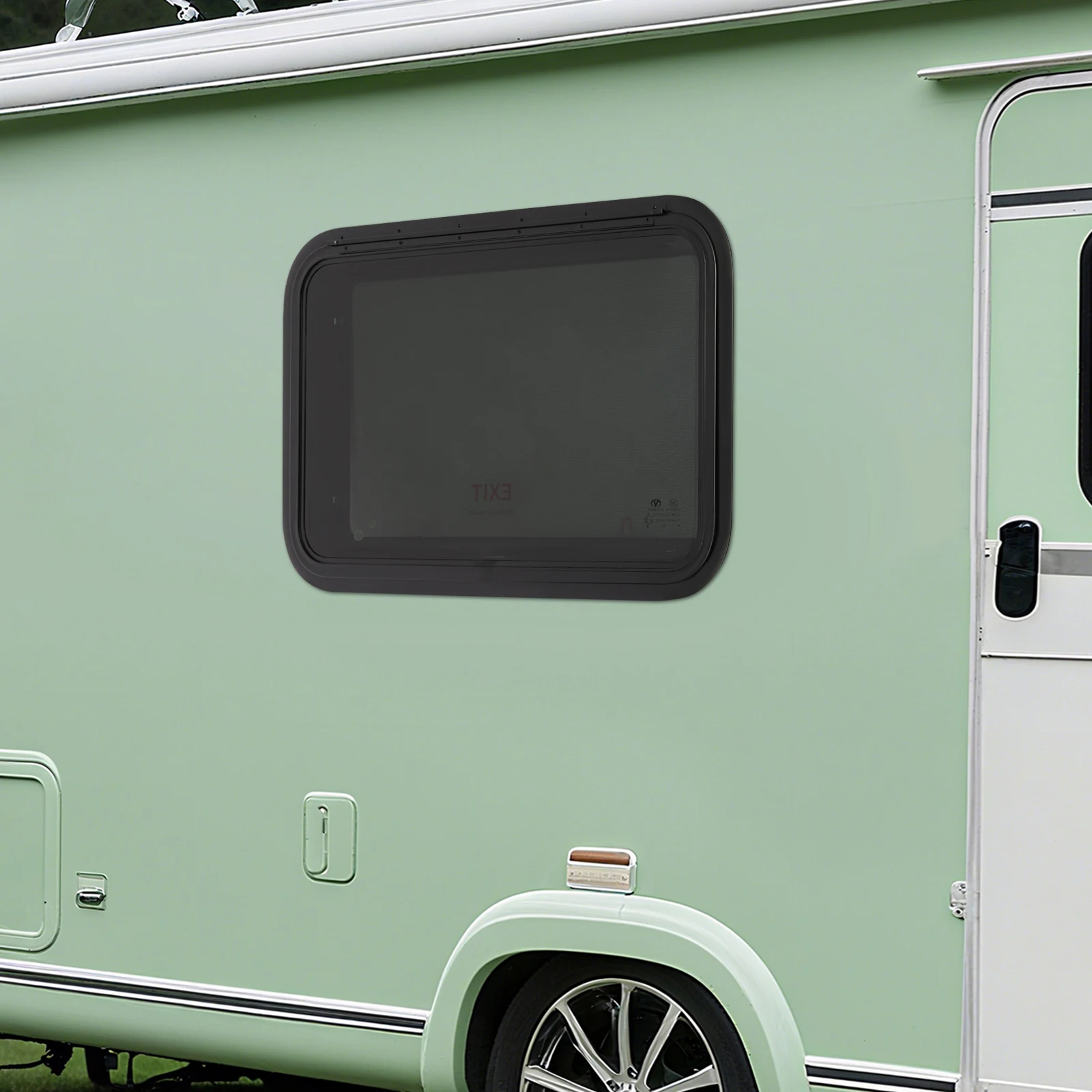 Ventana De Emergencia Para Rv De Aleación De Aluminio De 800X500 Mm, Ventana De Camping De Vidrio Templado Negro — -72%, 385.21€ Coupon, from 149.69€ – 72% descuento – €149.69