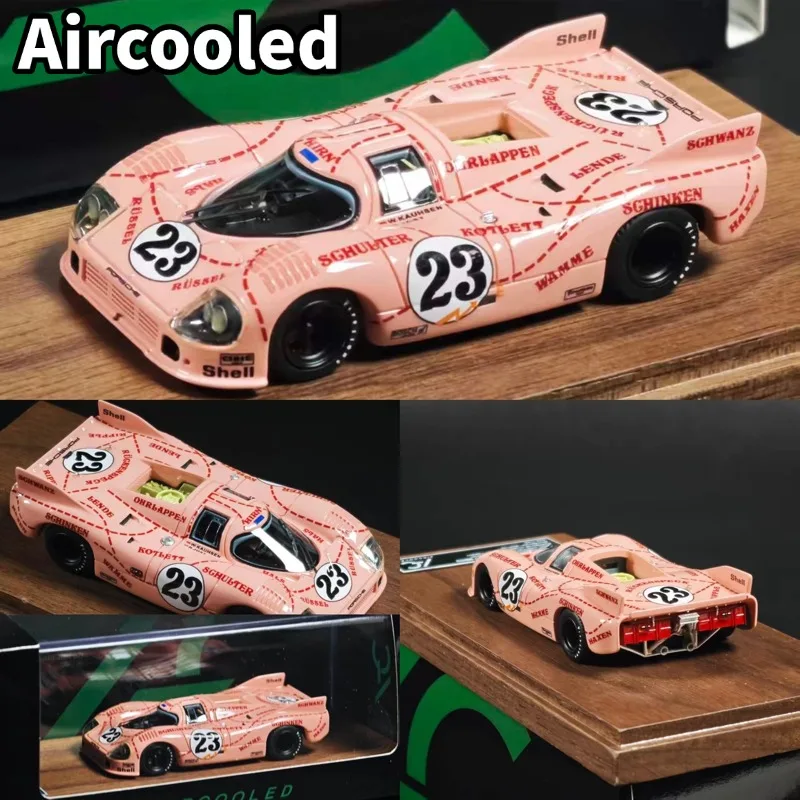 

Aircooled 1:64 917 Le Mans Racing Car Powder Pig Model 23 Cast Resin Car Set, Boys' Toy, Adult Collection Decoration Piece.