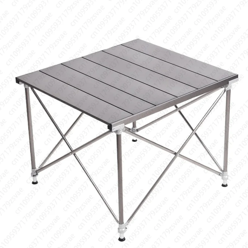 Camping table Egg roll table Aluminum alloy liftable folding  Camping picnic