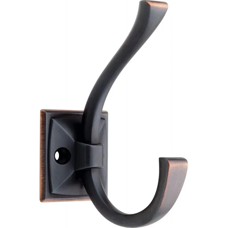 

Liberty Hardware 137246 Ruavista Coat and Hat Hook, Single, Bronze with Copper Highlights
