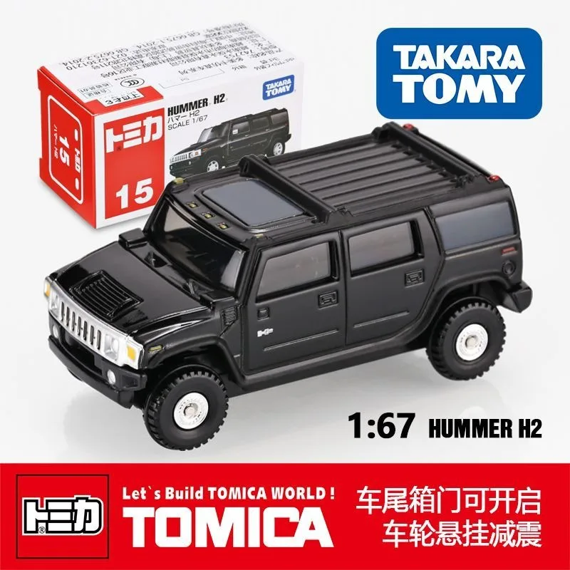 

TAKARA TOMY Alloy Car Model 15 Hummer H2 Off Road Toy Vehicle for Boys Desktop car ornaments, exquisite gifts for children