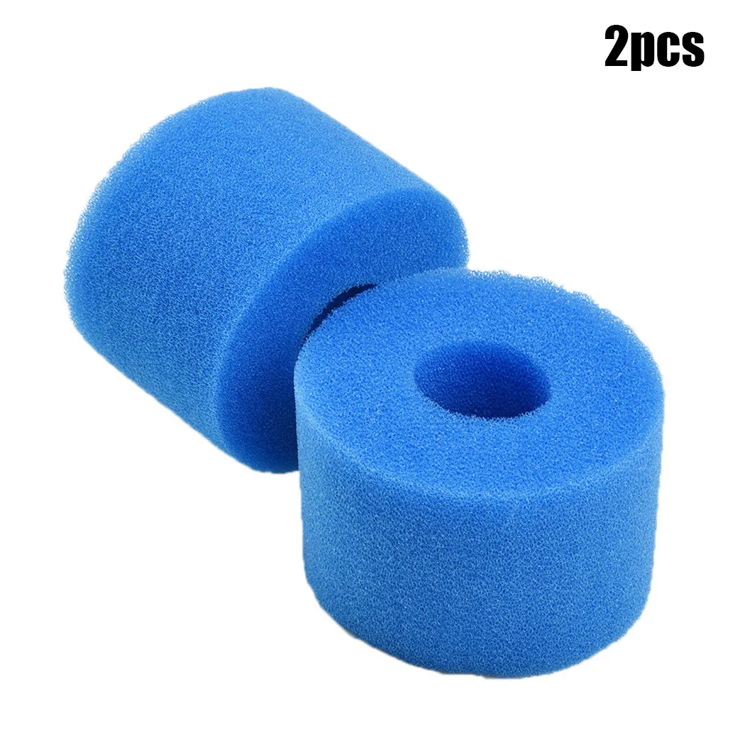 2 pezzi S1 VI spugna filtrante per la pulizia dell'acqua della piscina Lay In Clean Spa lavabile Bio Foam VI filtro pigro