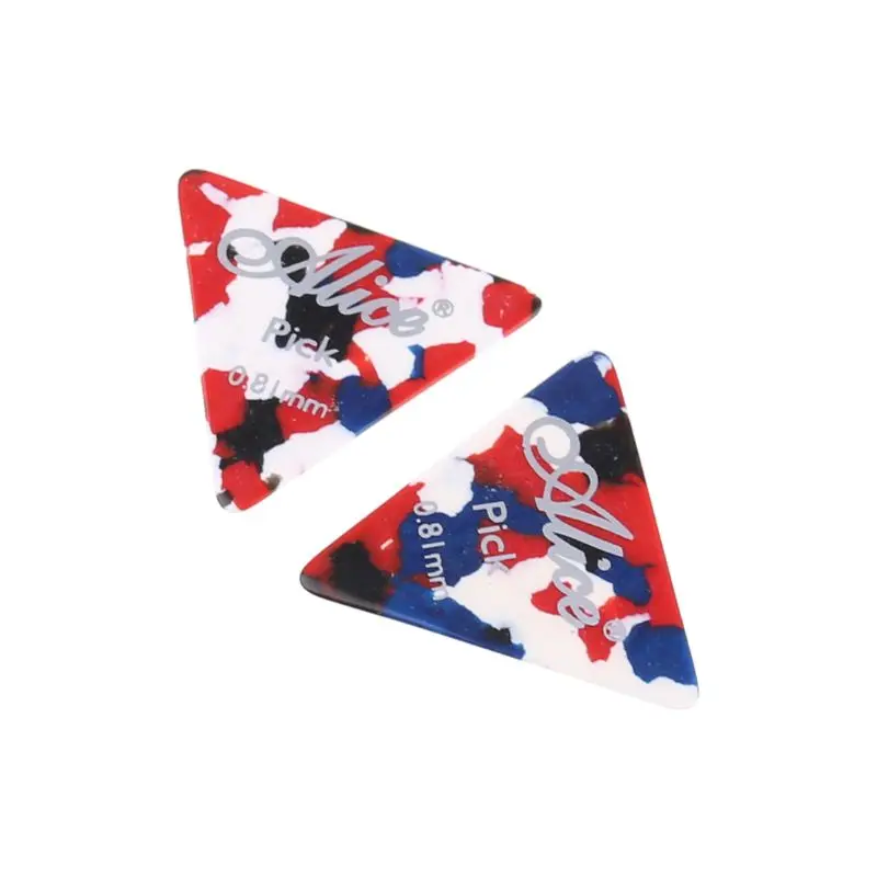 

X5QF 12pcs Celluloid Guitar Picks Big Pick Strumming Folk 0.46 0.71 0.81mm