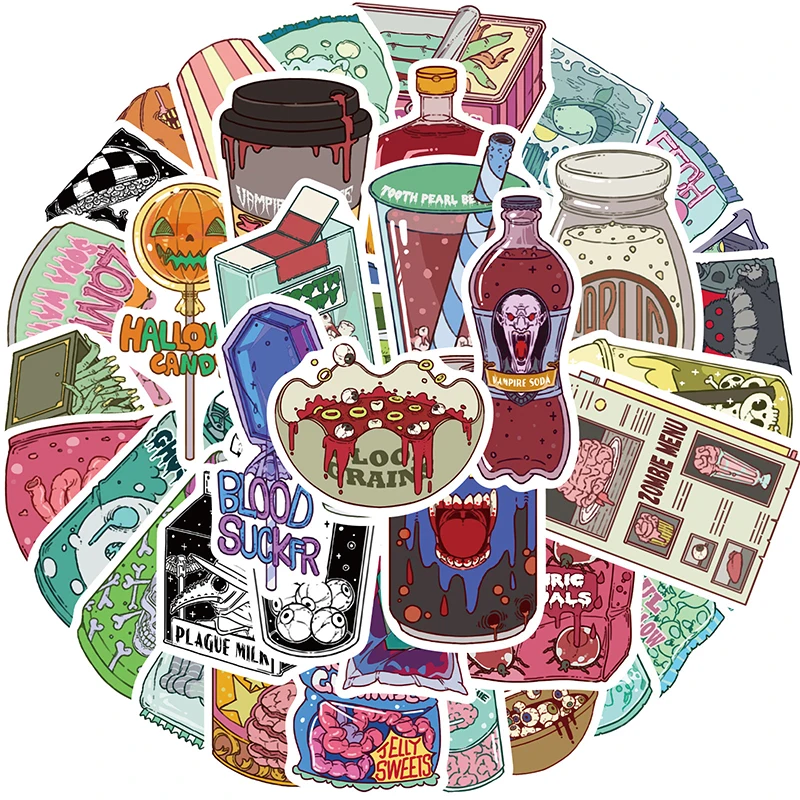 50PCS Zombie Food S… - image