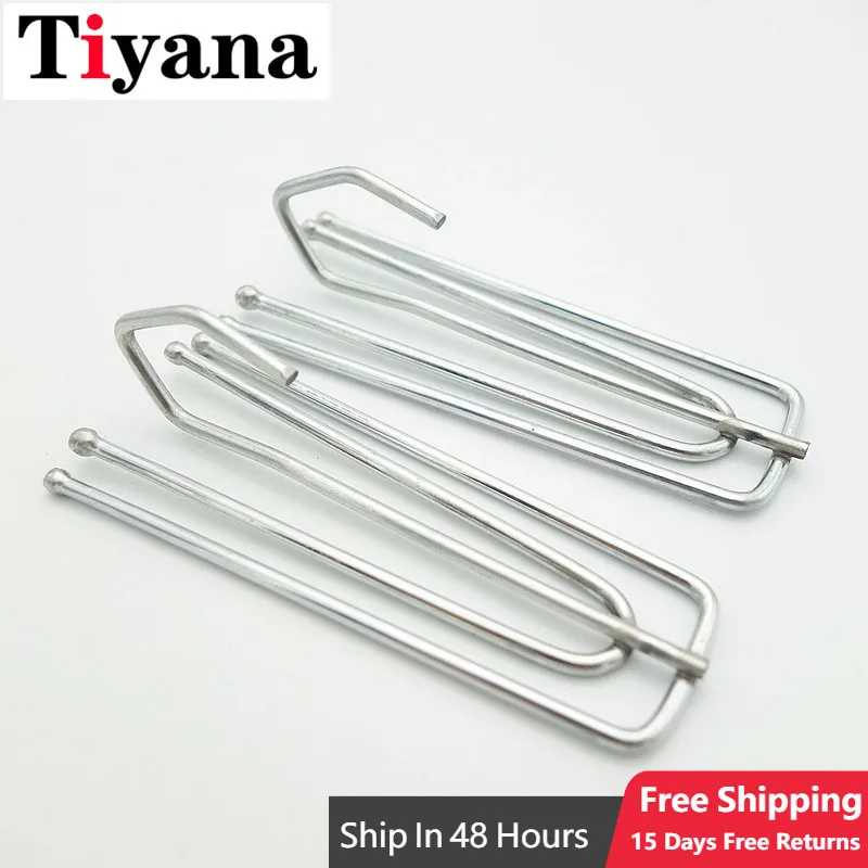 Stainless Metal Hook Curtains Accessories Shower Curtains Hooks Cloth Hooks For Window Curtains Hook Shower Curtain Rings Hooks